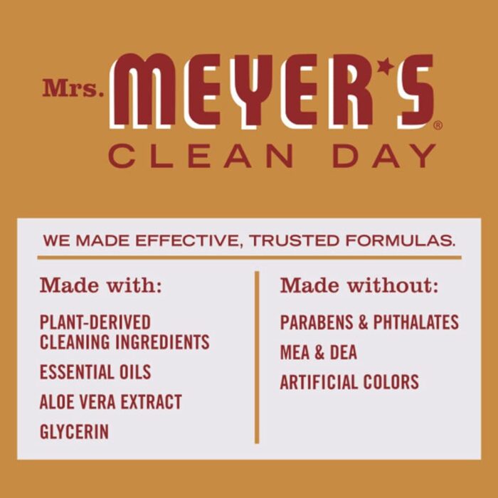 MRS. MEYER'S CLEAN DAY Liquid Dish Soap, Biodegradable Formula, 16 fl. oz - Image 5