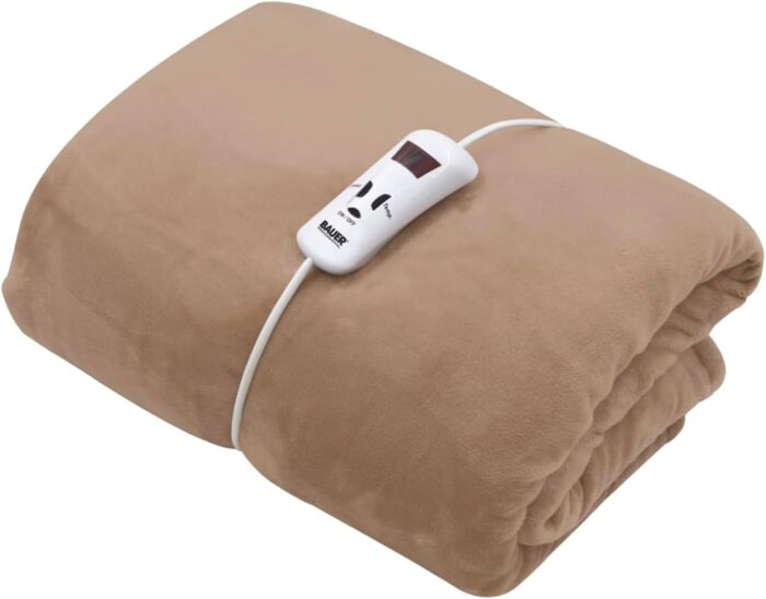 Bauer Electric Heated Throw Blanket with Luxury Double Fleece Lining - Image 2