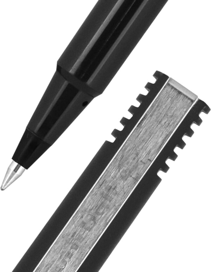 Rollerball Pens Fine Point Micro Tip,Black, 12 Pack - Image 4