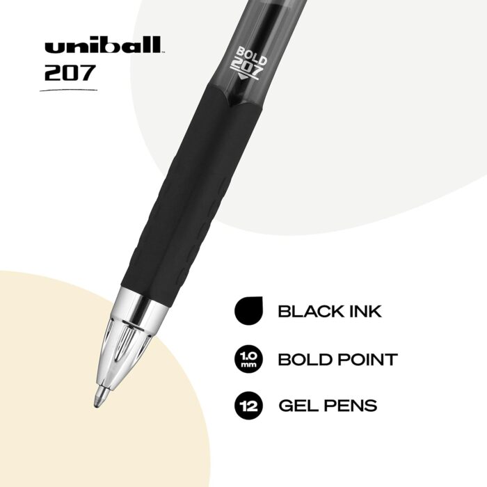 Uniball Signo 207 Gel Pen 12 Pack - Image 3