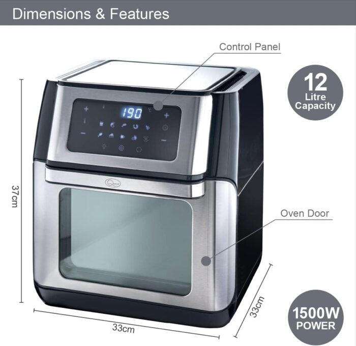 Quest 12L Digital Air Fryer Oven - Image 7