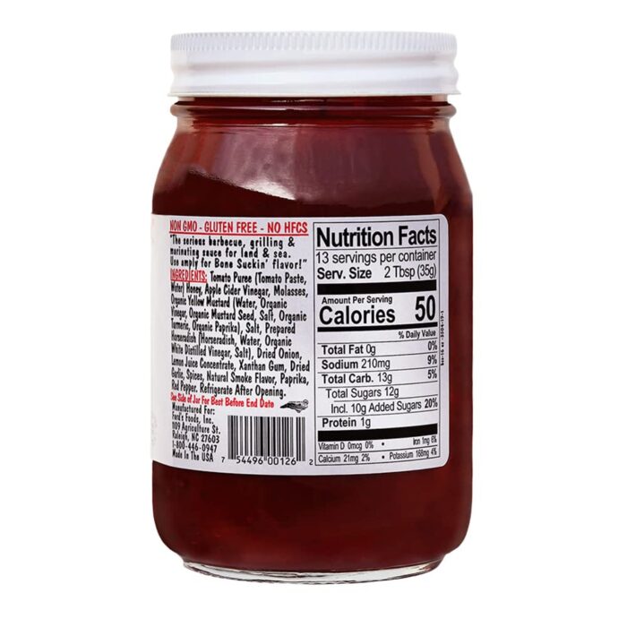 Bone Suckin' Sauce, Thicker Style BBQ Sauce, 16 oz - Image 3