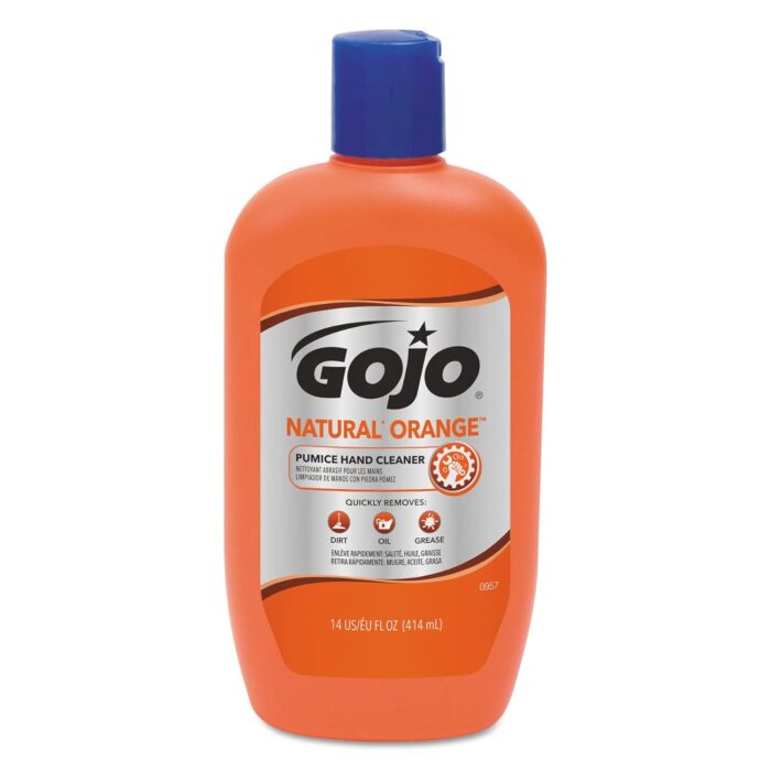 GOJO 095712EA Natural Orange Pumice Hand Cleaner - Image 2