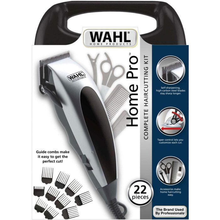 Wahl 9243-517N 22 Piece HomePro Hair Cutting Kit with Video Tape