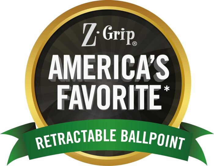 Pen Z-Grip Retractable Ballpoint Pen, Black Ink, 12-Count - Image 4