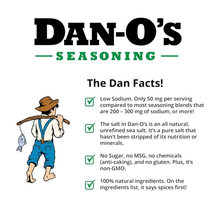 Dan-Os Seasoning Original | Large Bottle | 1 Pack (20 oz) - Image 3