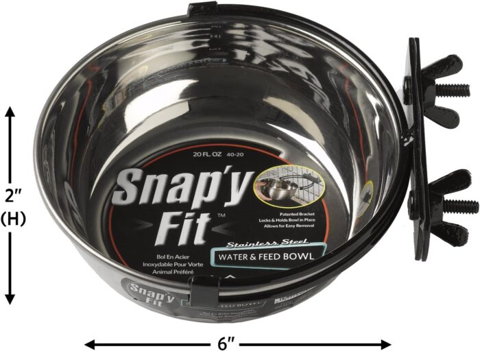 MidWest Homes for Pets Snap'y Fit Food Bowl - Image 5