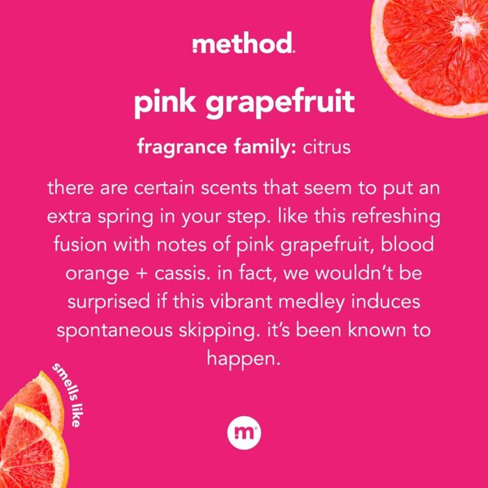 Method All-Purpose Cleaner Spray, Pink Grapefruit (Pack of 4) - Image 3