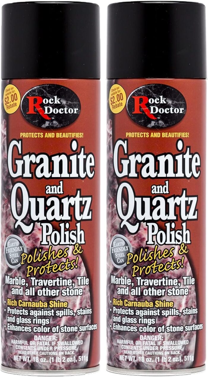 Rock Doctor Stone Granite Polish Granite & Protects Surfaces