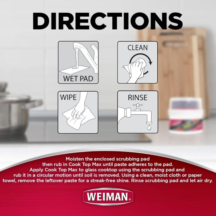 Weiman Cooktop Cleaner Max - Image 4