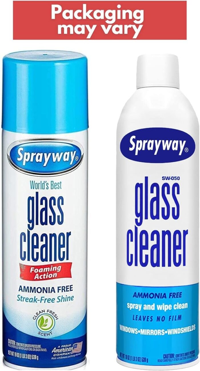 Sprayway Glass Cleaner Aerosol Spray, 19 Oz, Pack of 2 - Image 3