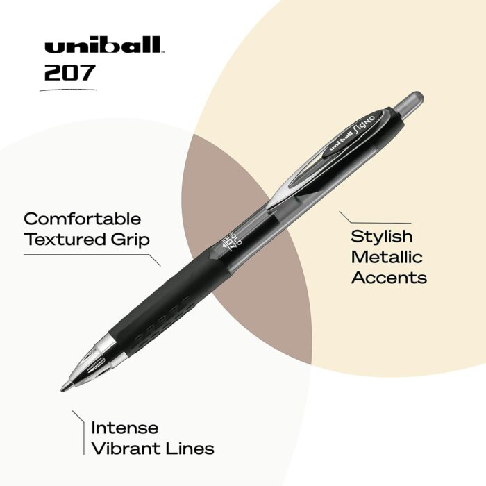 Uniball Signo 207 Gel Pen 12 Pack - Image 2