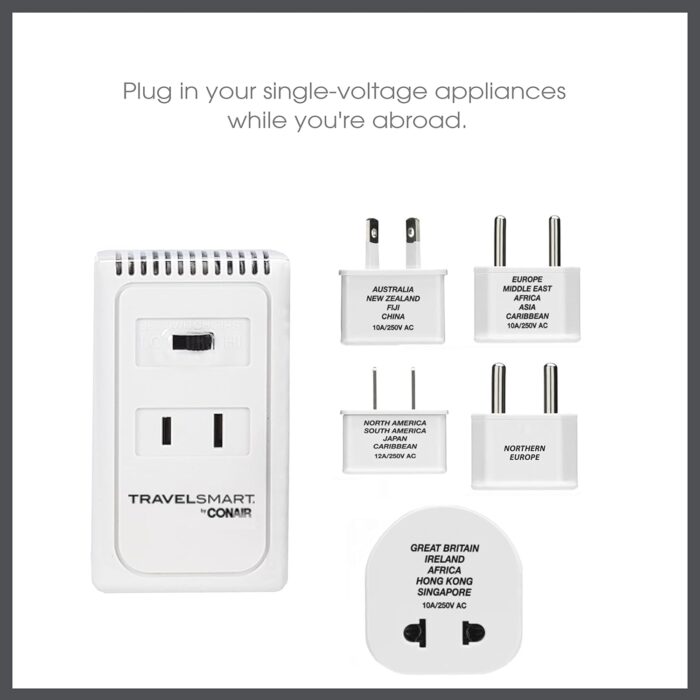 Conair Voltage Converter and Universal Travel Adapter - Image 2