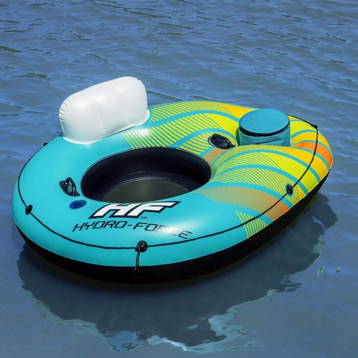 Inflatable Tube Ring Float with Cup Holder - Image 6