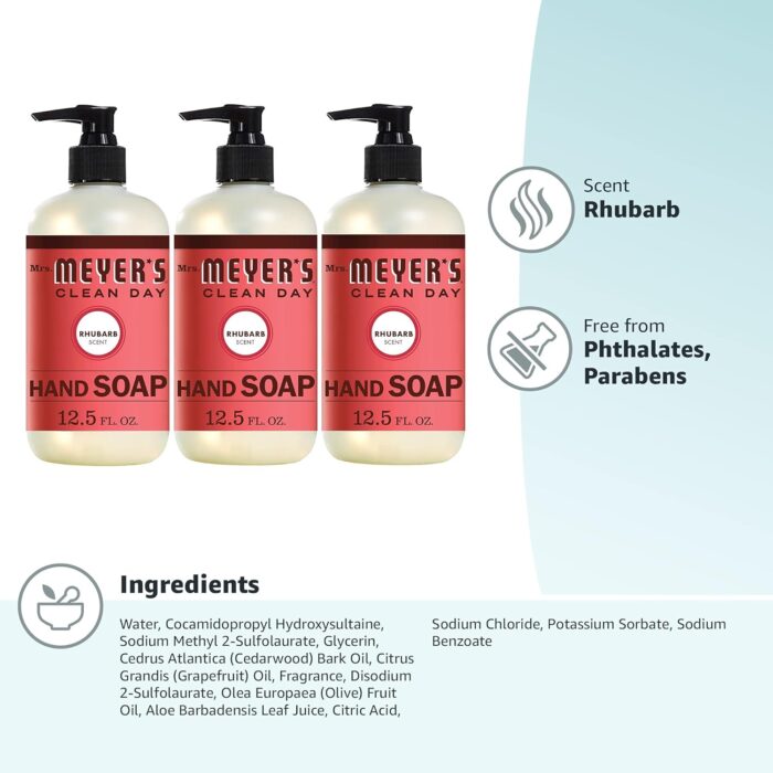 MRS. MEYER'S CLEAN DAY Hand Soap, Pack of 3 - Image 7