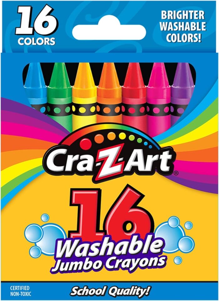 Cra-Z-Art Jumbo Washable Crayons, 16 Count (Pack of 1) Crayons