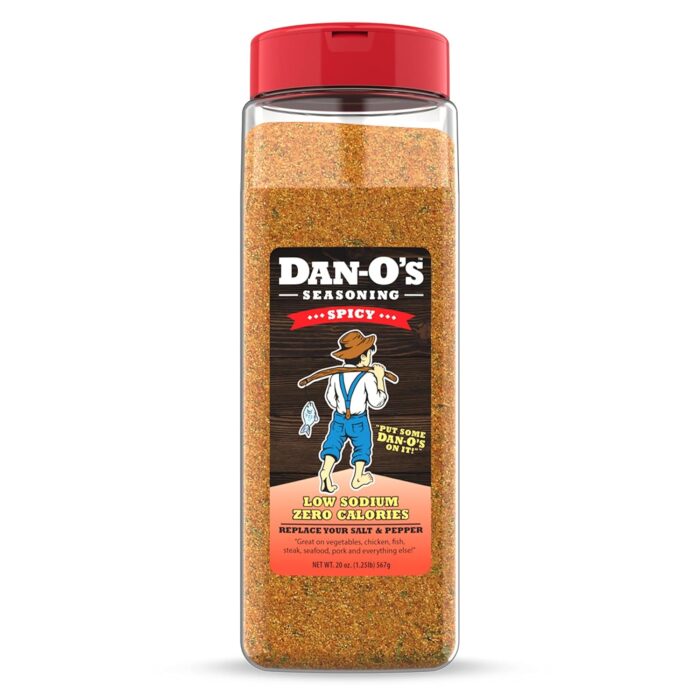 Dan-Os Seasoning Spicy | Large Bottle | 1 Pack (20 oz)