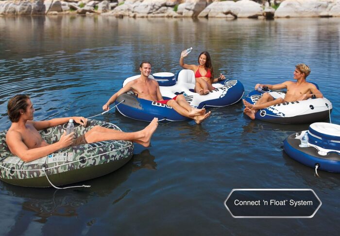 Intex River Run 1 Inflatable Floating Tube Raft for Lake - Image 6