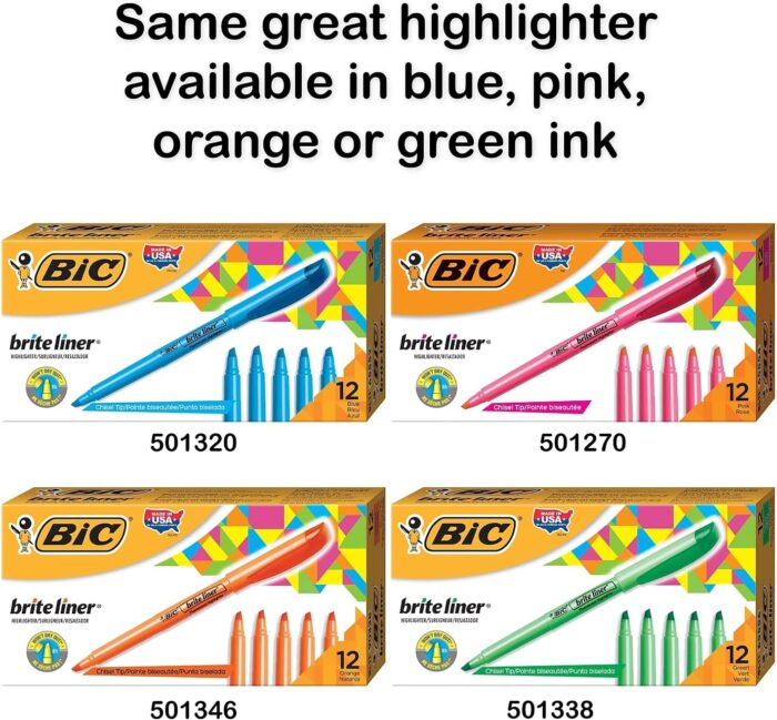 BIC Brite Liner Highlighters - Image 3