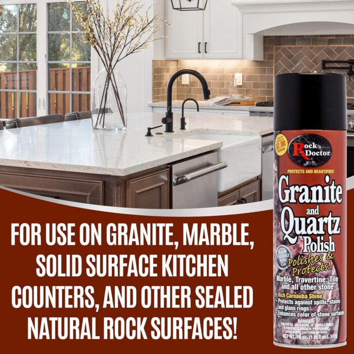 Rock Doctor Stone Granite Polish Granite & Protects Surfaces - Image 7