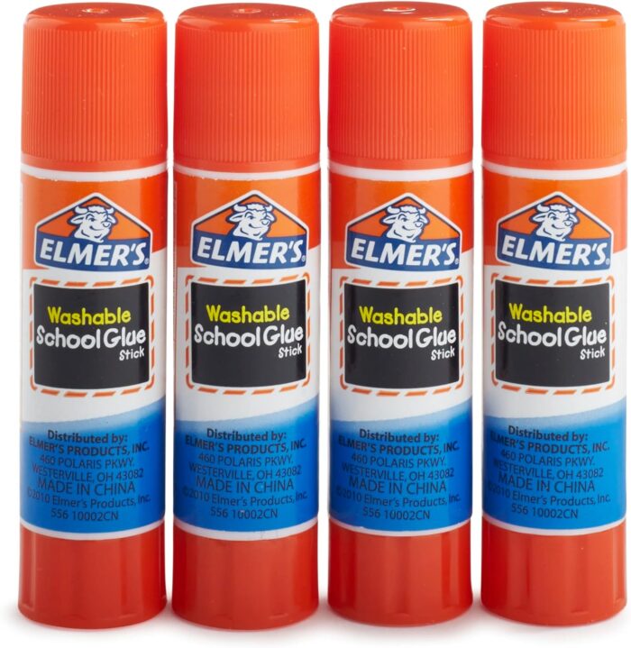 Elmer's All Purpose School Glue Sticks, 4 Pack, 0.24-ounce sticks - Image 5