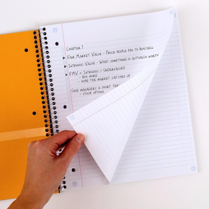 Five Star Spiral Notebooks + Study App, 3 Pack - Image 3