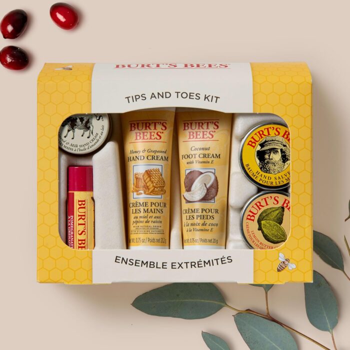 Burt's Bees Easter Basket Stuffers, Tips and Toes Gifts Set - Image 3