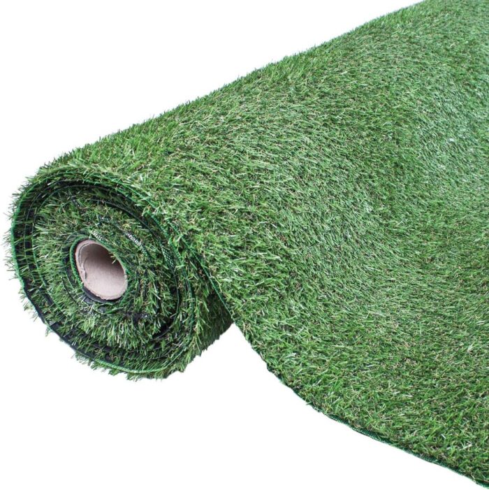 GardenKraft 26079 4m x 1m 15mm Pile High Artificial Grass