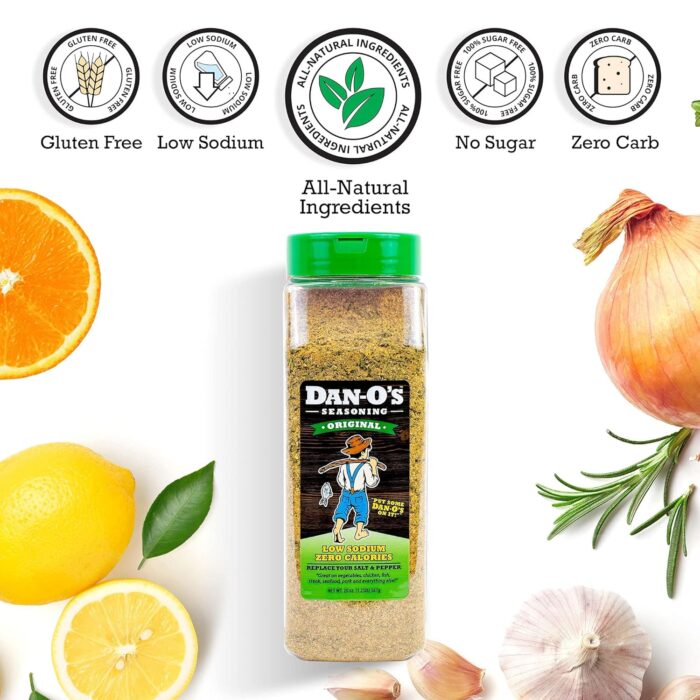 Dan-Os Seasoning Original | Large Bottle | 1 Pack (20 oz) - Image 2