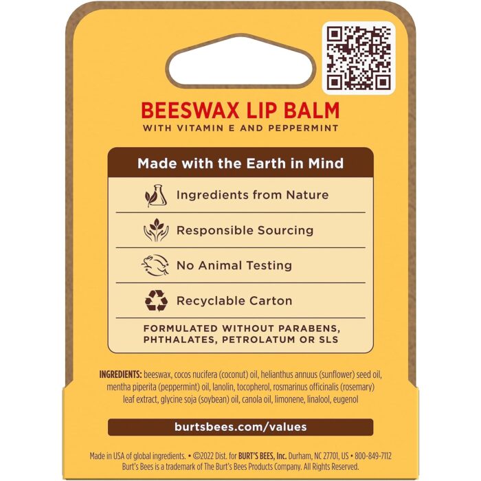 Burt's Bees Beeswax Lip Balm - Image 10