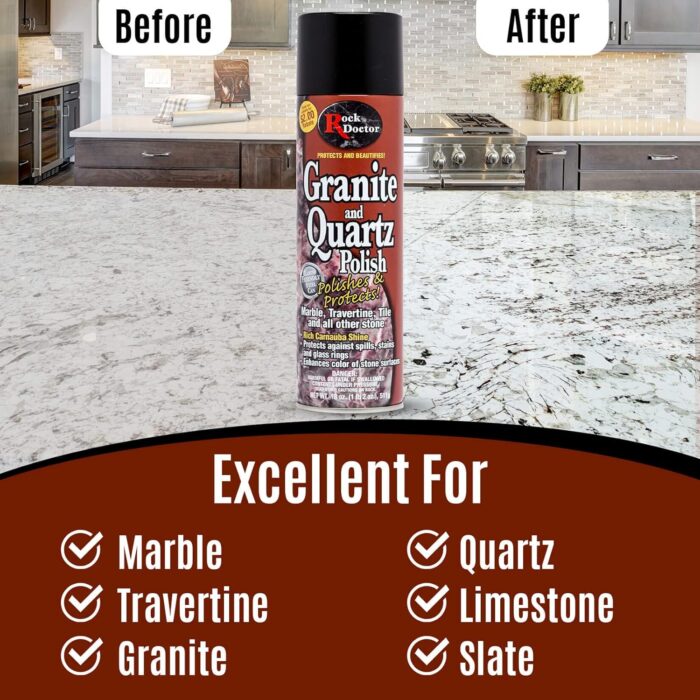 Rock Doctor Stone Granite Polish Granite & Protects Surfaces - Image 5