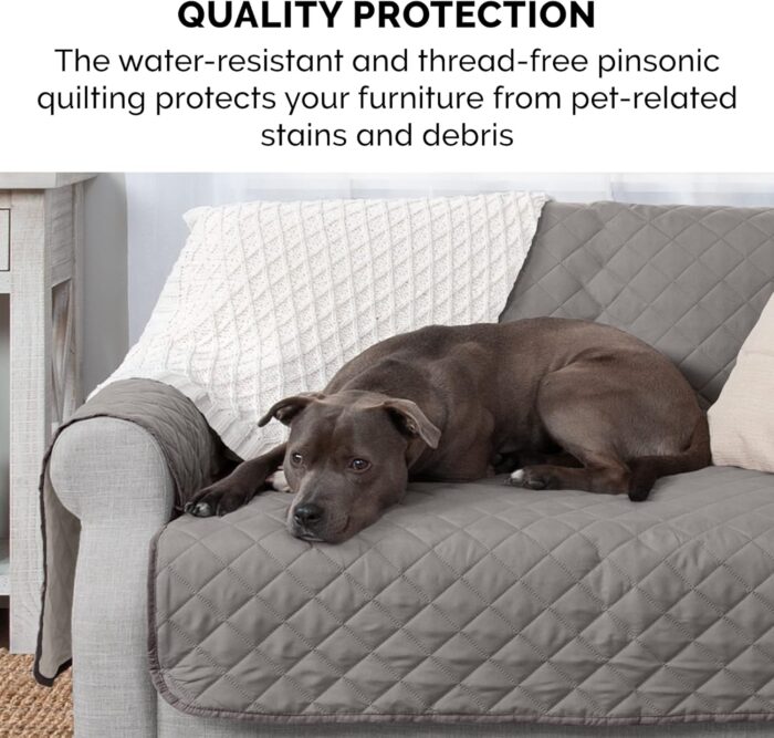 Furhaven Water-Resistant & Reversible Sofa/Couch Cover Protector for Dogs - Image 9