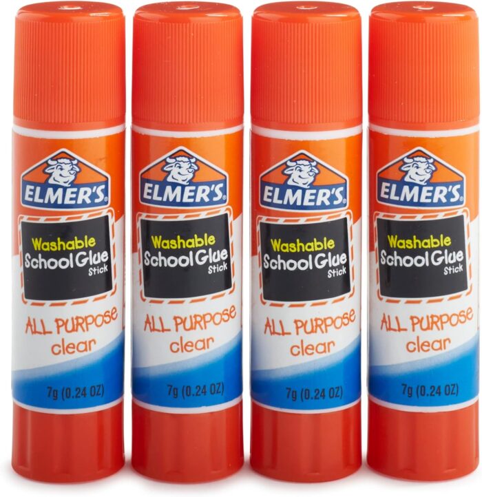 Elmer's All Purpose School Glue Sticks, 4 Pack, 0.24-ounce sticks - Image 4