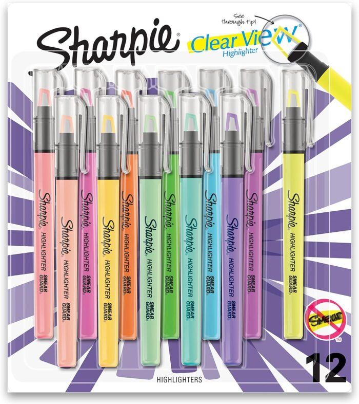 SHARPIE Highlighter,12 Count