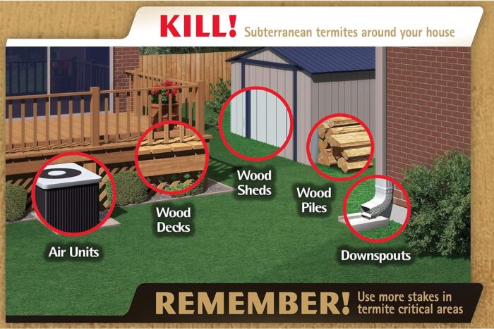 Spectracide Terminate Termite Detection & Killing Stakes, Kills Foraging Termites, Detects Termite Activity, 15 Count - Image 10