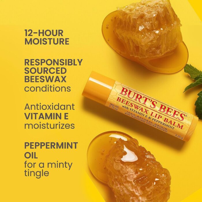 Burt's Bees Beeswax Lip Balm - Image 3