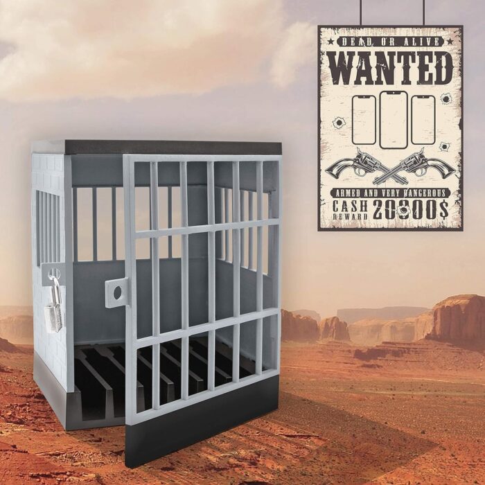 Global Gizmos 54029 Mobile Phone Jail Cell Lock Up - Image 3