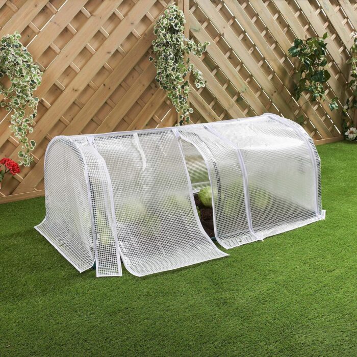 GardenKraft Polytunnel Greenhouses (2 Section) - Image 4