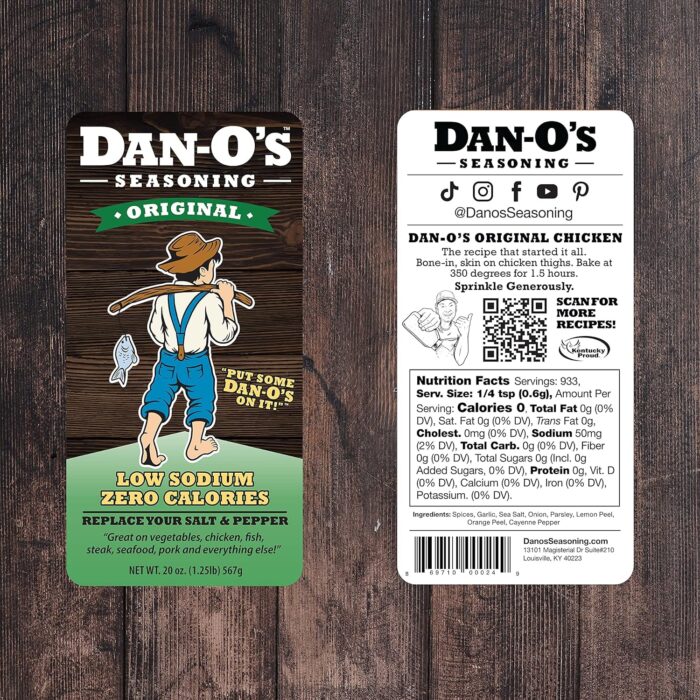 Dan-Os Seasoning Original | Large Bottle | 1 Pack (20 oz) - Image 6